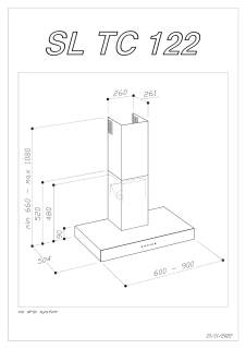 sirius sltc-122 60 cm inox elszívó