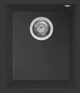ELLECI - Mosogatótálca Quadra 100 UM G40 Nero munkalap alá szerelhető