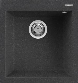 ELLECI - Mosogatótálca Quadra 102 G54 Nero Pietra - Kifutó termék!