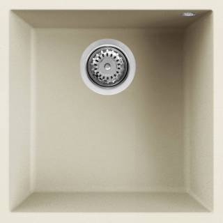 ELLECI - Mosogatótálca Quadra 102 UM G62 Bianco Antico munkalap alá szerelhető