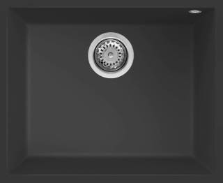 ELLECI - Mosogatótálca Quadra 105 UM G40 Nero munkalap alá szerelhető