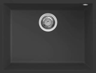 ELLECI - Mosogatótálca Quadra 110 UM G40 Nero munkalap alá szerelhető