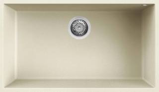 ELLECI - Mosogatótálca Quadra 130 UM G62 Bianco Antico munkalap alá szerelhető