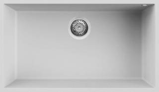 ELLECI - Mosogatótálca Quadra 130 UM G68 Bianco munkalap alá szerelhető