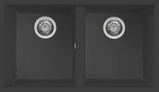 ELLECI - Mosogatótálca Quadra 350 UM G59 Antracite munkalap alá szerelhető