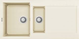 ELLECI - Mosogatótálca Easy 475 G62 Bianco Antico