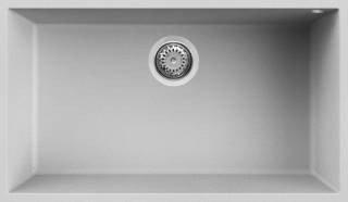 ELLECI - Mosogatótálca Quadra 130 UM M79 Aluminium munkalap alá szerelhető