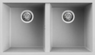 ELLECI - Mosogatótálca Quadra 350 UM M79 Aluminium munkalap alá szerelhető