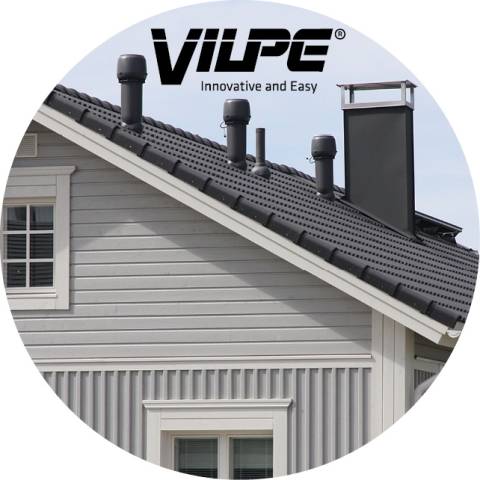 VILPE tetőátvezető és tetőszellőző rendszerek