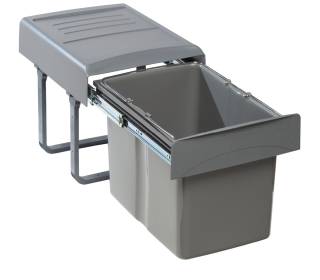 EKOTECH - Beépíthető hulladékgyűjtő MEGA 40 - 1x34 liter  
