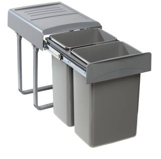 EKOTECH - Beépíthető hulladékgyűjtő MEGA 40 - 2x20 liter  