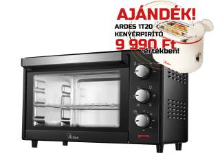 ARDES 6226B 25 literes légkeveréses elektromos mini sütő ajándék ARDES 1T20 kenyérpirítóval