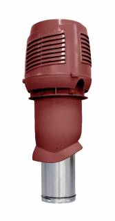 VILPE® 160/IS/500 légbevezetésre alkalmas szellőző, vörös