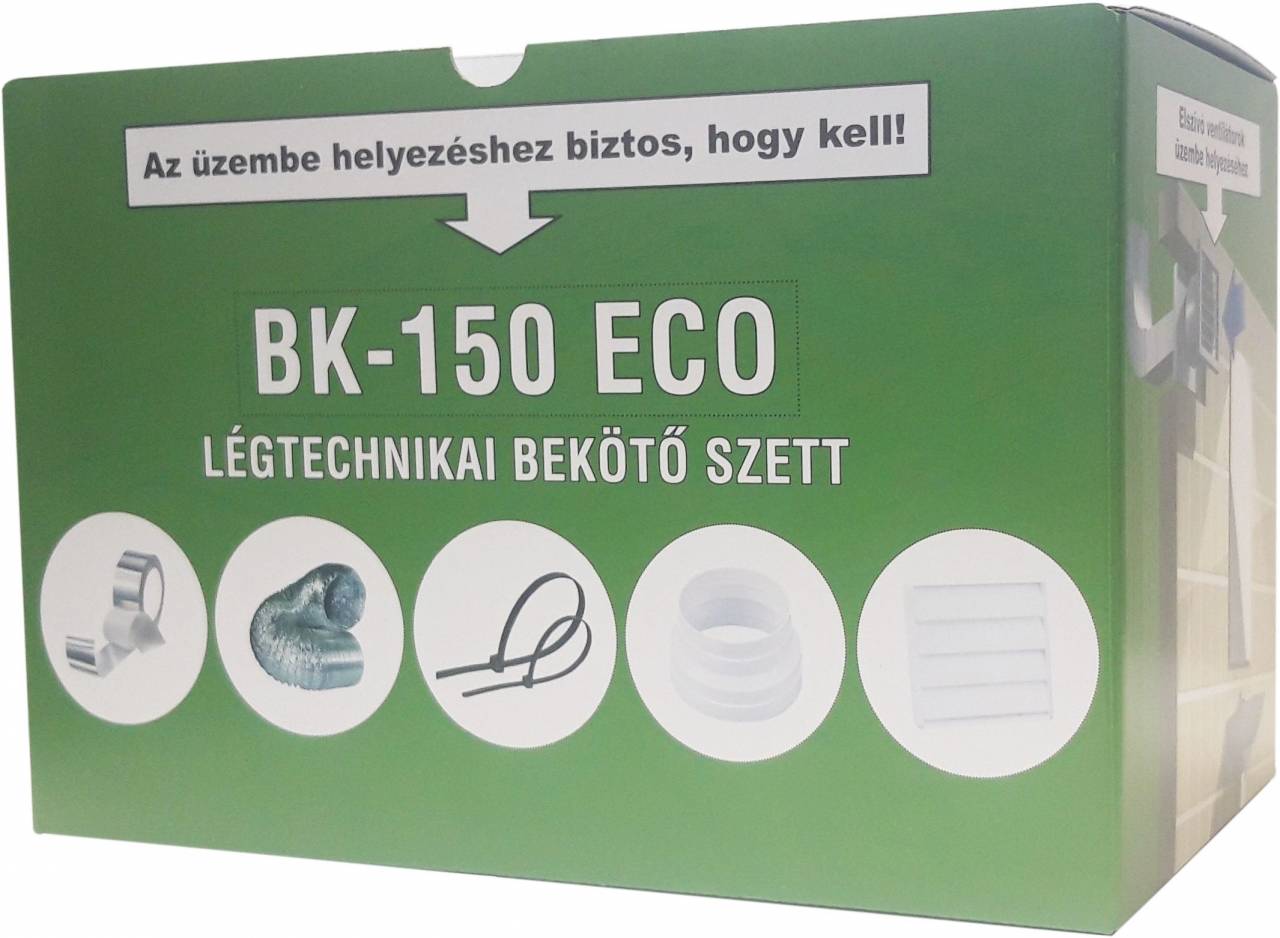 bk-150 eco légtechnikai bekötő szett 14164