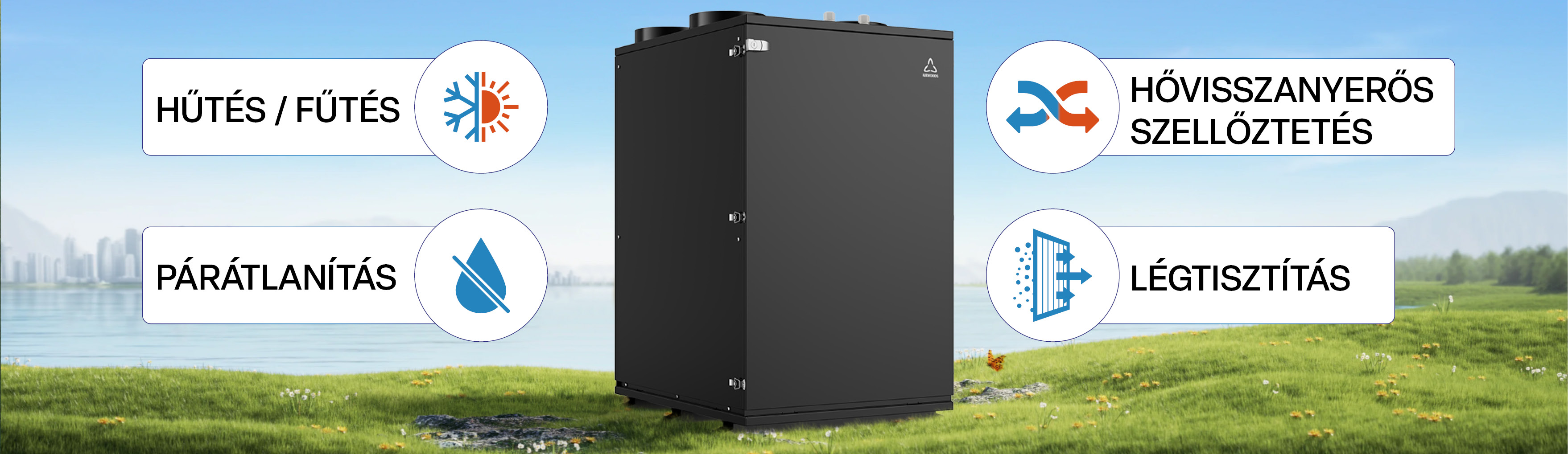 holtop központi hővisszanyerős szellőztető