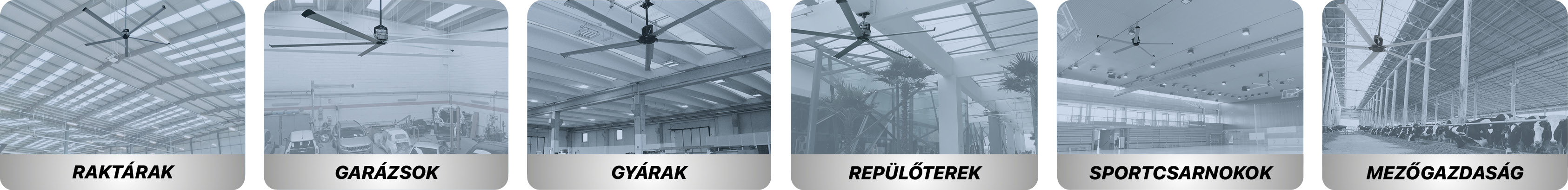 aerauliqa HVLS felhasználási területek
