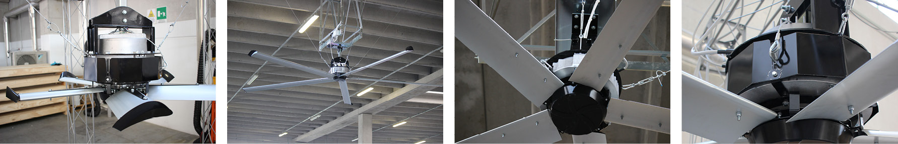 Aerauliqa HVLS mennyezeti ventilátor