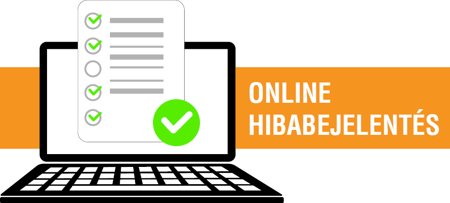 online hibabejelentés